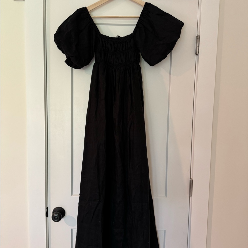 DISSH Black Linen Dress NWT